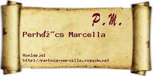 Perhócs Marcella névjegykártya